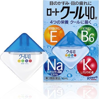 Японские глазные капли Rohto Cool 40